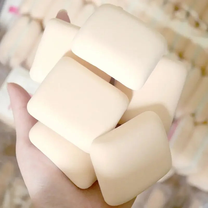 20pcs Powder Liquid Cosmetics Puff Makeup Puffs Wet Dry Use Concealer Foundation Sponge Cushions Tool Thick Powder Puff