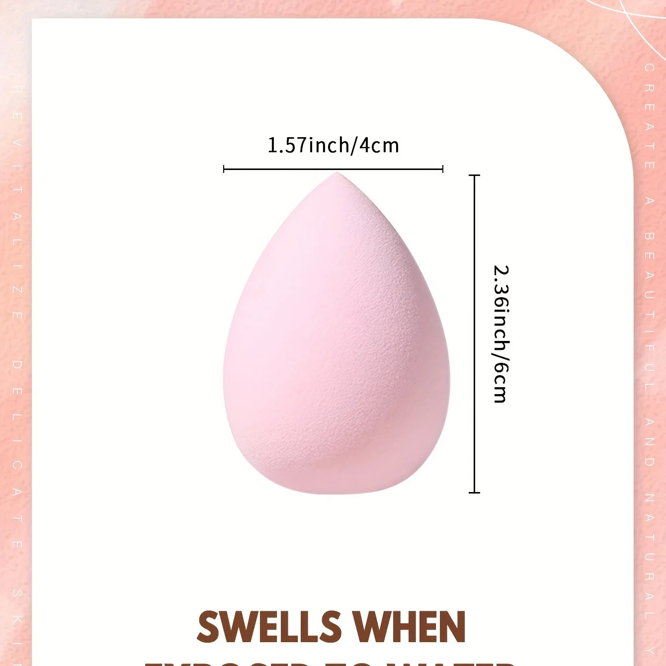 4 cosmetic sponge sets, cosmetic egg, dry and wet, cosmetic sponge for liquid foundation, honey powder and foundation make-up