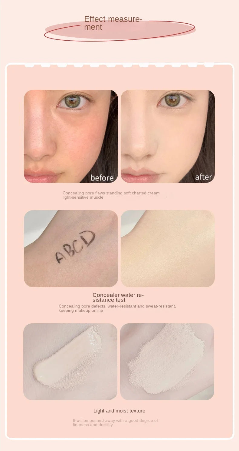 Brightening Skin Beauty Cushion Foundation Petals Lightweight Clothing Long Lasting Smear-Proof Makeup Oil Control BB Cream
