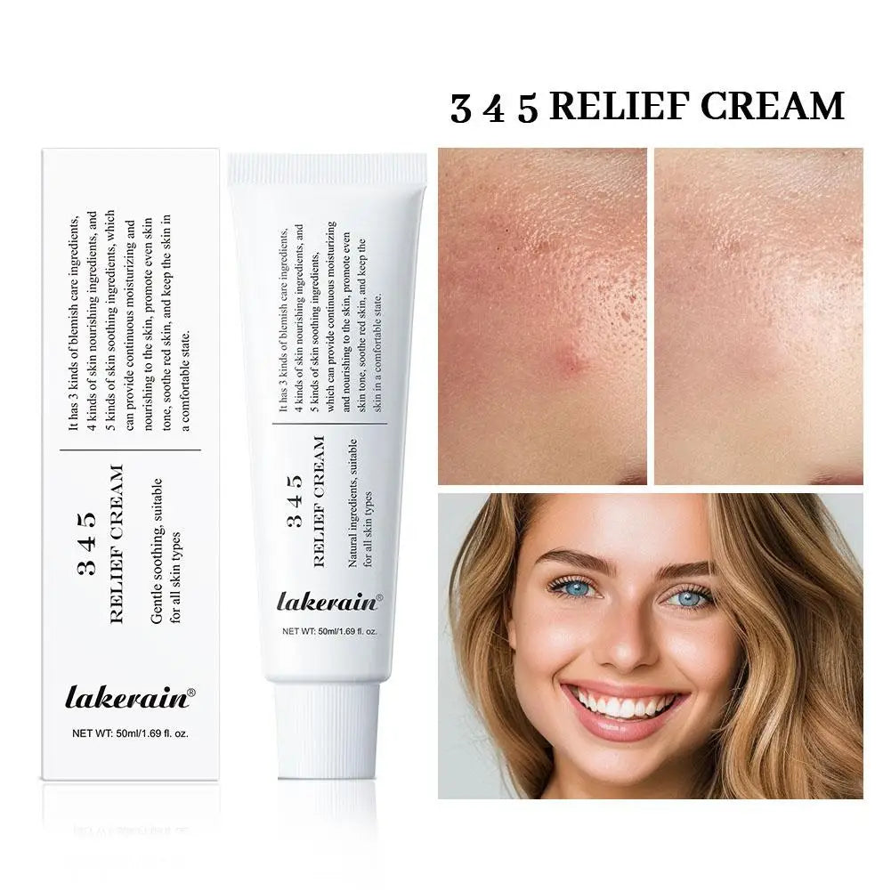 345 Soothing Cream Facial Repair To Improve Skin Defects Provide Soothing Care Face Lifting Beauty Moisturizer Soothing Cream