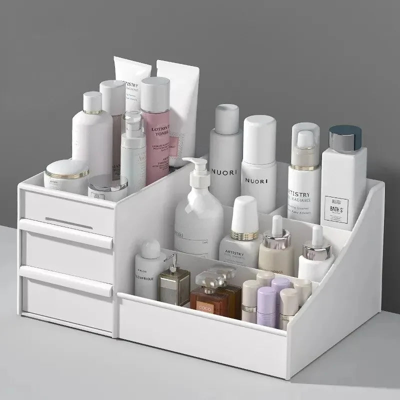 Drawer Cosmetics Storage Box Dormitory Desk Skin Care Products Desktop Dresser Lipstick Shelf Jewelry Box