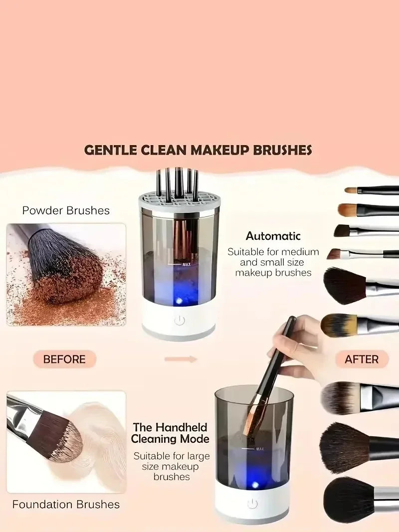 Makeup brush cleaner, a gift for important holidays, a must-have efficient cleaning and beauty tool for lazy people