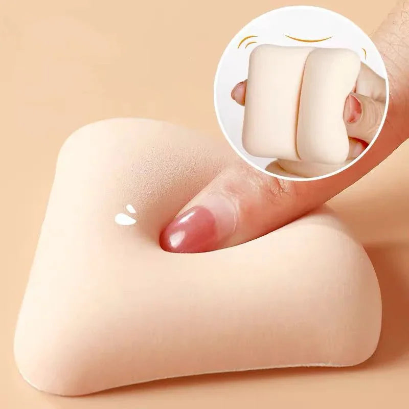 20pcs Powder Liquid Cosmetics Puff Makeup Puffs Wet Dry Use Concealer Foundation Sponge Cushions Tool Thick Powder Puff