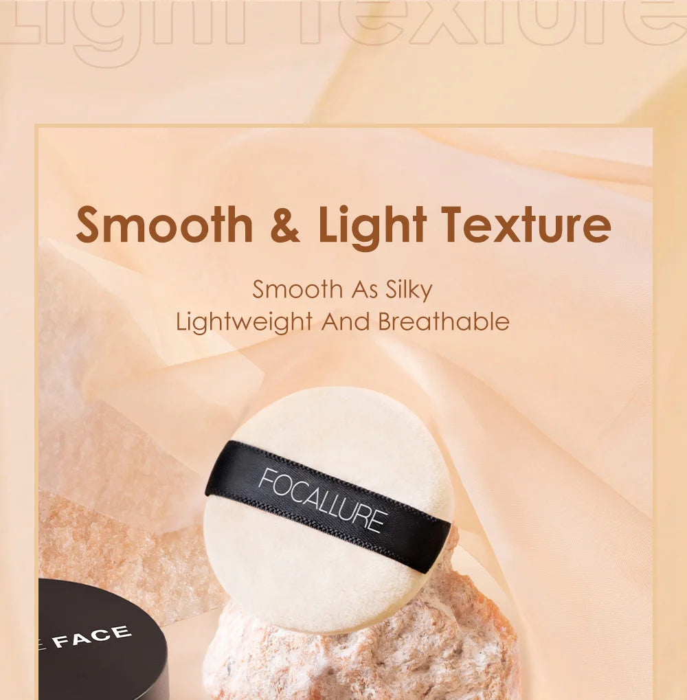 FOCALLURE 9 Colors Face Makeup Brighten Oil Control Long lasting Loose Powder Waterproof Mineral Make Up Setting Powder