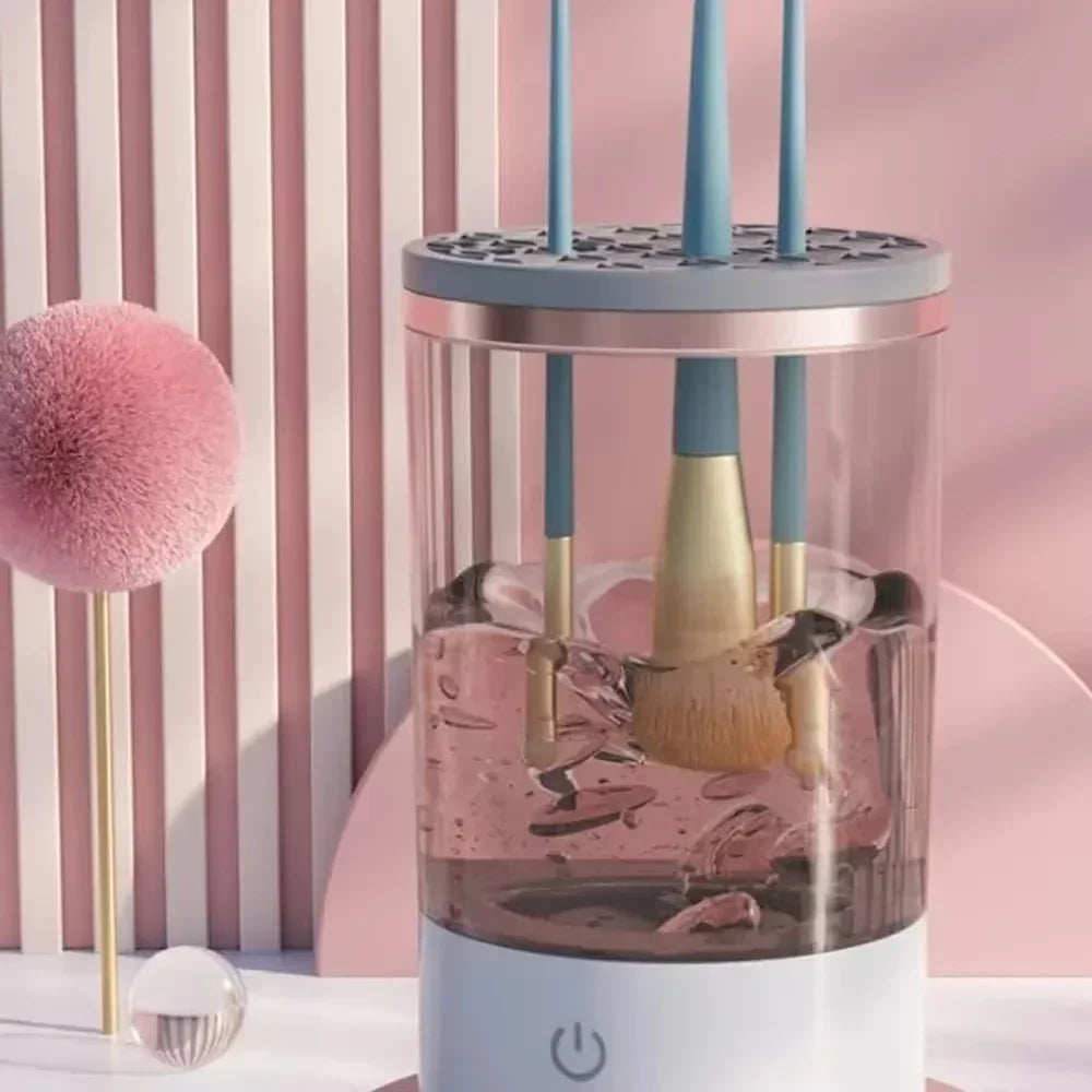Makeup brush cleaner, a gift for important holidays, a must-have efficient cleaning and beauty tool for lazy people