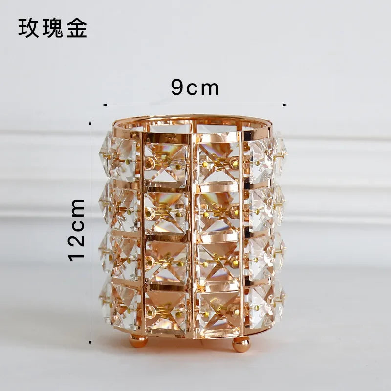 Fashion Women Makeup Brush Bucket Cosmetic Storage Box Pencil Vase Comb Container