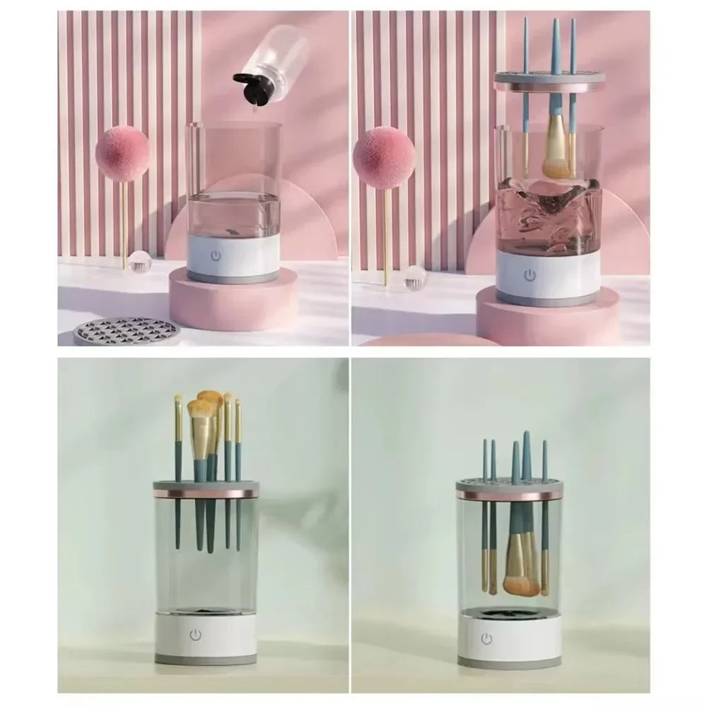 Makeup brush cleaner, a gift for important holidays, a must-have efficient cleaning and beauty tool for lazy people