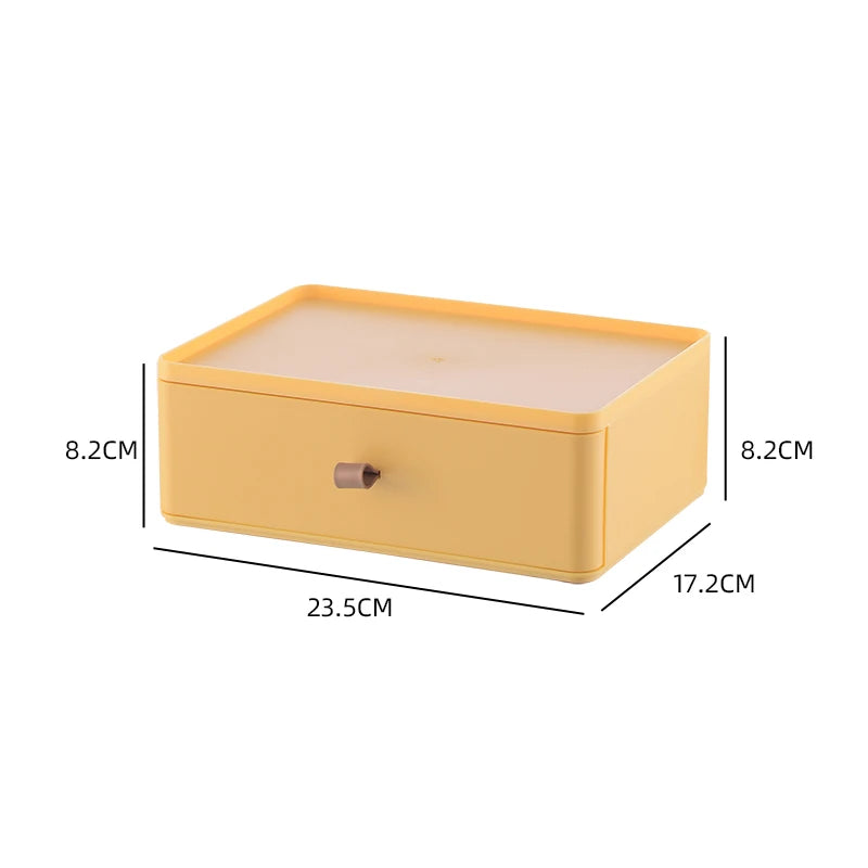 Makeup Organizer for Cosmetics Large Capacity Plastic Storage Container Desktop Organizer Boxes Jewelry Office Storage Baskets