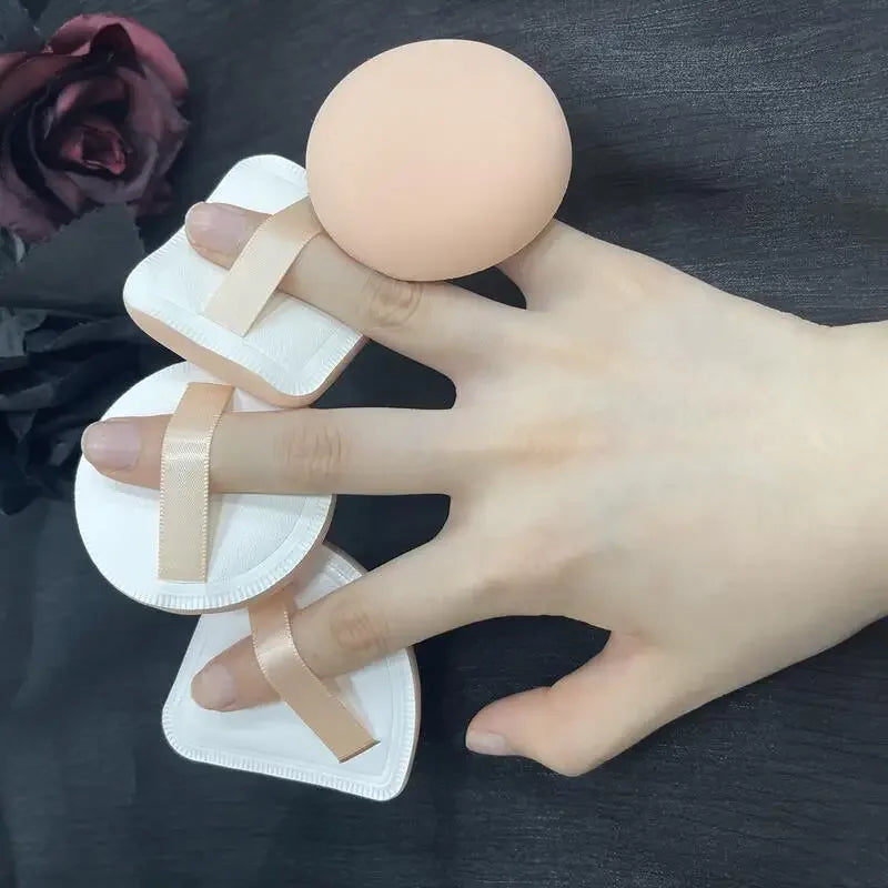 20pcs Powder Liquid Cosmetics Puff Makeup Puffs Wet Dry Use Concealer Foundation Sponge Cushions Tool Thick Powder Puff