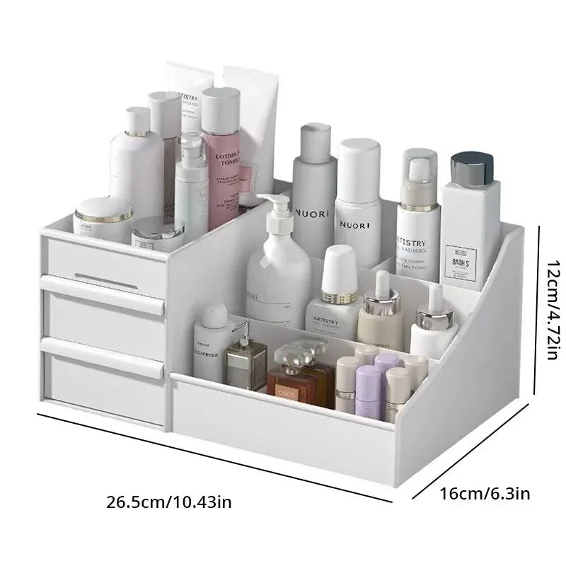 Drawer Cosmetics Storage Box Dormitory Desk Skin Care Products Desktop Dresser Lipstick Shelf Jewelry Box
