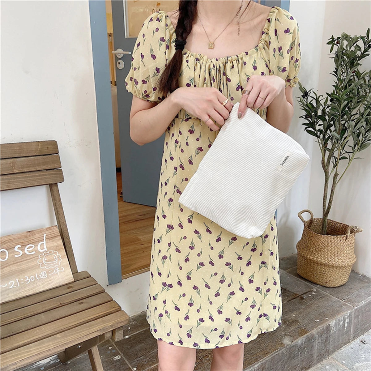 Corduroy Travel Cosmetic Bag Portable Makeup Storage Bag Purses Women Large Capacity Zipper Make Up Organizer Storage Clutch