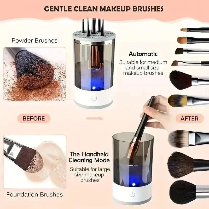 Makeup brush cleaner, a gift for important holidays, a must-have efficient cleaning and beauty tool for lazy people