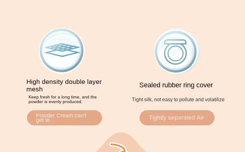 Brightening Skin Beauty Cushion Foundation Petals Lightweight Clothing Long Lasting Smear-Proof Makeup Oil Control BB Cream