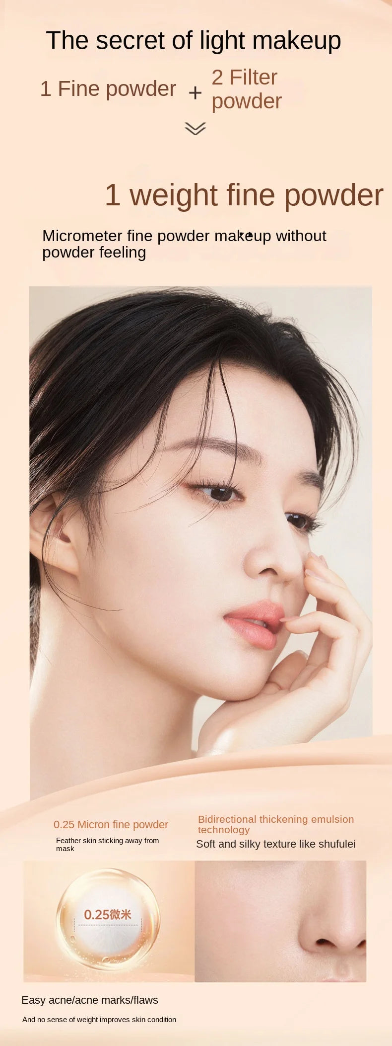 Brightening Skin Beauty Cushion Foundation Petals Lightweight Clothing Long Lasting Smear-Proof Makeup Oil Control BB Cream
